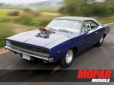 Обои на рабочий стол Черный тюнингованный автомобиль Додж Чарджер / Dodge  Charger, обои для рабочего стола, скачать обои, обои бесплатно