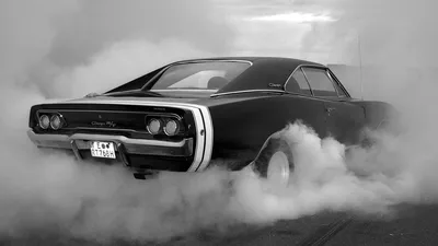 Обои на рабочий стол Черный Dodge Charger, обои для рабочего стола, скачать  обои, обои бесплатно