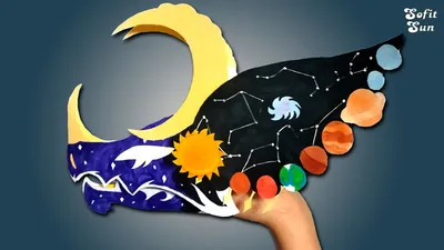 МОРГАЮЩИЙ ДРАКОН ИНЬ ЯНЬ из бумаги на руку. DIY Sofit Sun. ENG SUB — Видео  | ВКонтакте