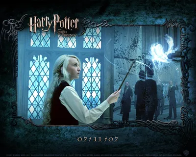 Обои на рабочий стол Harry Potter / Гарри Поттер со своим патронусом из  фильма Harry Potter / Гарри Поттер, by Ludmila-Cera-Foce, обои для рабочего  стола, скачать обои, обои бесплатно