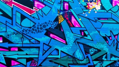 Обои граффити, стрит арт, красочный, стена, урбан картинки на рабочий стол,  фото скачать бесплатно