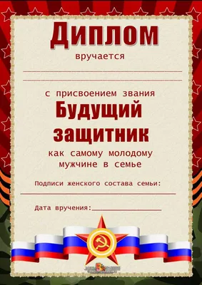 Грамота в подарок 23 февраля, День рождения - купить по выгодной цене в  интернет-магазине OZON (867221900)
