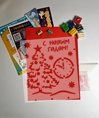 Поделка из пластилина на новый год