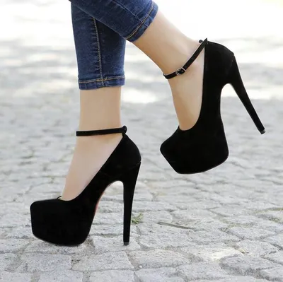 Men's High Heels Platform Crossdresser Drag Queen Blue Ankle Strappy Women  Shoes | eBay