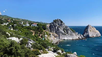 Гурзуф. Артек. Обои для рабочего стола. Скачать бесплатно. Крым