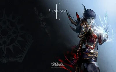 Обои долина, горы, концепт-арт, lineage 2 на рабочий стол