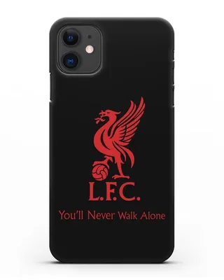 Чехол ФК Ливерпуль с птицей Liver и инициалами L.F.C. для iPhone 11  силиконовый купить недорого в интернет-магазине