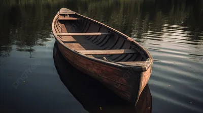 Обои на рабочий стол Лодка на воде, by Mehmet Emin Ergene, обои для  рабочего стола, скачать обои, обои бесплатно