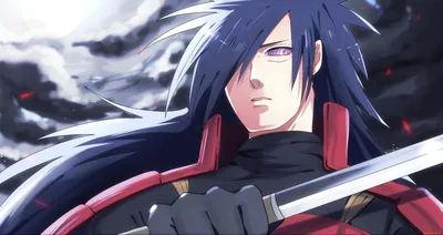 Обои Аниме Naruto, обои для рабочего стола, фотографии аниме, naruto,  rinegan, катана, uchiha, madara, учиха, мадара, art Обои для рабочего стола,  скачать обои картинки заставки на рабочий стол.