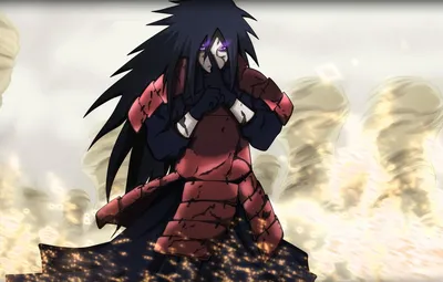 Обои на рабочий стол Madara Uchiha / Мадара Учиха из аниме Наруто / Naruto,  art by zetsuai89, обои для рабочего стола, скачать обои, обои бесплатно