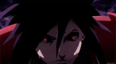 Обои на рабочий стол Курама / Kurama и Мадара Учиха / Uchiha Madara из  аниме Наруто / Naruto, обои для рабочего стола, скачать обои, обои бесплатно