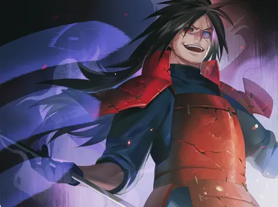 Живые обои Madara Uchiha 4K / персонализация интерфейса