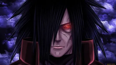 Скачать обои naruto, art, uchiha madara, rinnegan, раздел прочее в  разрешении 1920x1080