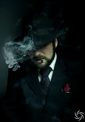 Мафиози с пистолетом в кресле из игры The God Father: Five Famililies —  Картинки на аву