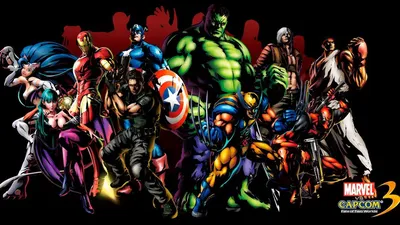 Обои на рабочий стол Персонажи Marvel / Марвел и Capcom 3 Fate of Two  Worlds / судьба двух миров, обои для рабочего стола, скачать обои, обои  бесплатно