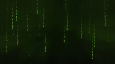 Обои на рабочий стол Зеленые цифры в столбиках по мотивам фильма The Matrix  (system failure), обои для рабочего стола, скачать обои, обои бесплатно