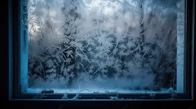 Иней на окне , эстетично, красиво, …» — создано в Шедевруме