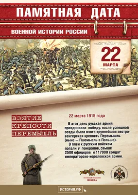 22 марта. Памятная дата