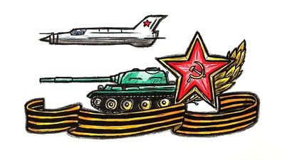 Как нарисовать рисунок на 23 февраля | Уроки рисования | Ehedov Elnur | Дзен