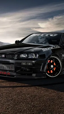 Картинка Nissan Skyline на телефон iPhone 7 Plus