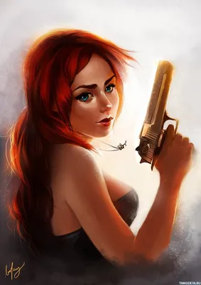 Аниме девушка с автоматом - фото и картинки abrakadabra.fun