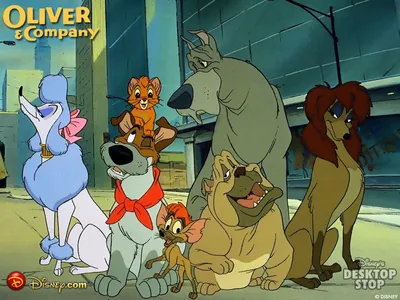 Картинки Disney Оливер и компания Мультфильмы