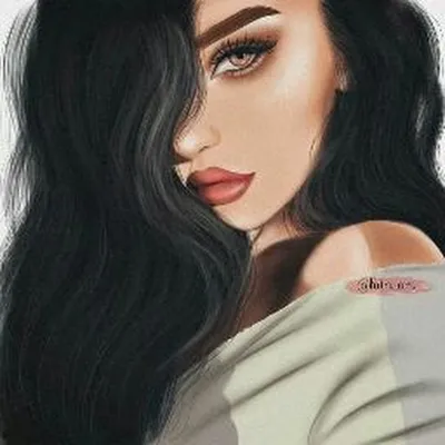 Рисунки девушки с каре - фото и картинки abrakadabra.fun