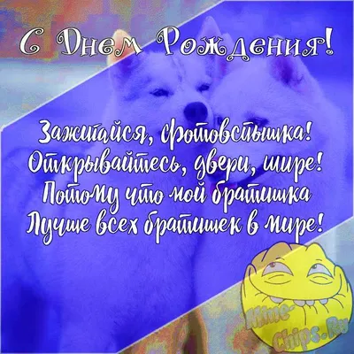 Поздравления с днем рождения брату: стихи, проза, открытки - МЕТА