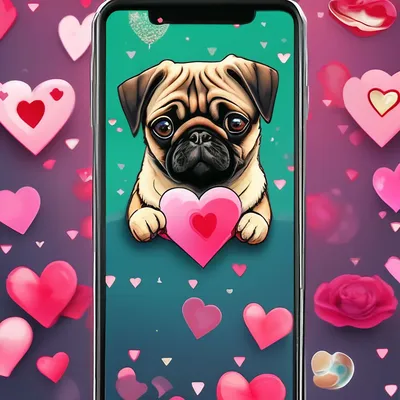 Экран смартфона обои в смартфоне …» — создано в Шедевруме