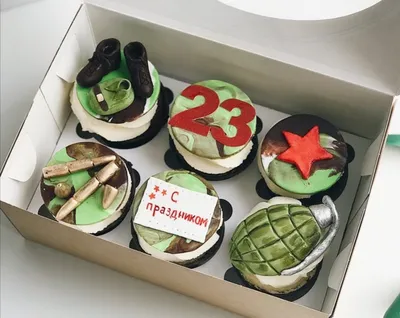 Съедобные картинки для капкейков на 23 февраля 23fevral0035 |  Edible-printing.ru