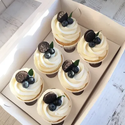 Ванильные капкейки с лимонным курдом пошаговый рецепт с фото