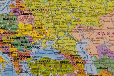 Подробная карта России купить. Магазин КАРТЫ.РУ