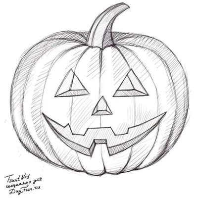 Как нарисовать тыкву на Хэллоуин 🎃 урок рисования - рисуем вместе | Рисуем  вместе | Онлайн школа рисования | Дзен