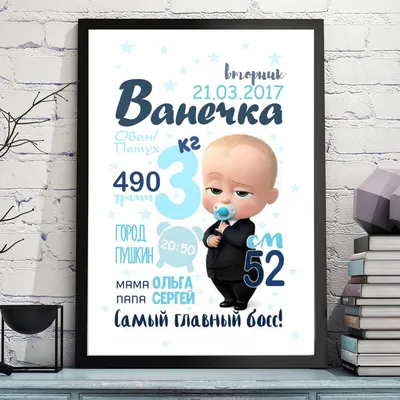 Метрика для ребенка, София, формат 21х30см - BP Copy