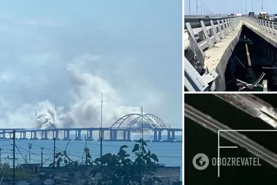 Взрыв на Крымском мосту - фото и видео › Статьи › 47новостей из  Ленинградской области