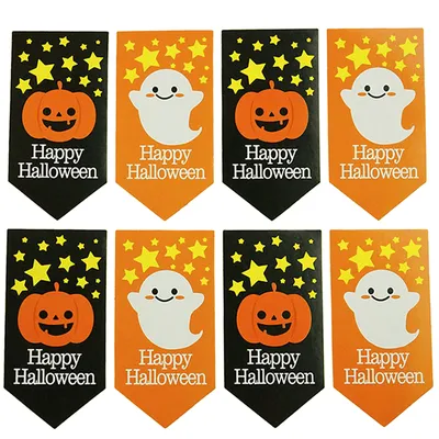 Наклейки для декора Happy Halloween 7х3,5 см, 8 шт. - Цена в Москве