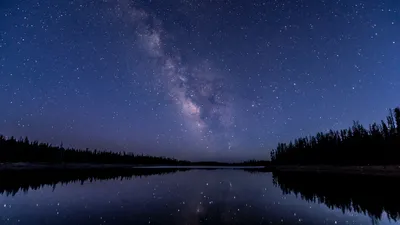 Скачать 1366x768 ночное небо, звезды, звездное небо обои, картинки планшет,  ноутбук