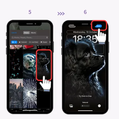 Скачать обои для iPhone с iOS 14