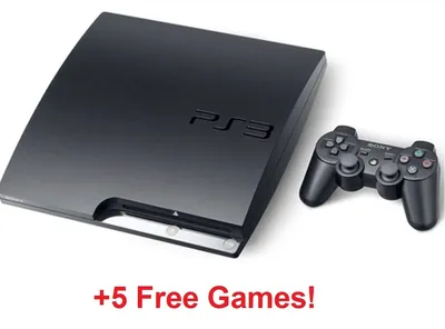 Sony PlayStation 3 Console PS3 Slim Game Bundle Lot | Controller, 5 Games,  Cords | eBay