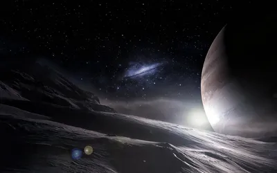 Скачать обои и картинки звёзды, космос, туманность, свечение, отражение для рабочего  стола в разрешении 2560x1440