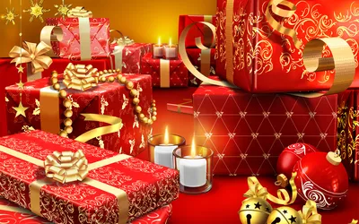Подарки — новогодние обои на рабочий стол — Abali.ru
