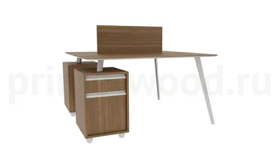 Купить стол двойной (на 2 ножках) Планета арт.202064-04 в Москве в магазине  Prime Wood