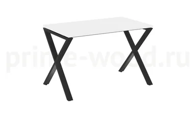 Стол рабочий (на X-образных опорах) 118x72x75 арт. VR.L-SRX-2.7 цвет:  Денвер Светлый купить в Москве
