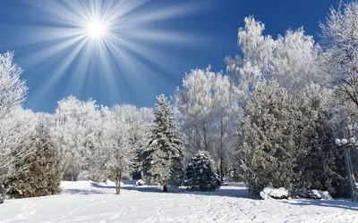 Картинка на рабочий стол иней, снег, мост, река, зима, природа, горы 1366 x  768