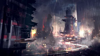 Pictures Fantasy Rain Fantastic world 1366x768