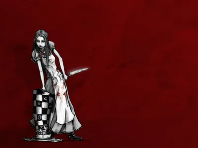 Обои алиса в стране чудес, шахматы, фигуры, аниме, арт красный картинки на рабочий  стол, фото скачать бесплатно