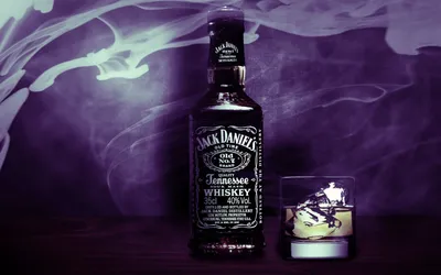 Обои алкоголь, виски, jack daniels, бутылка на рабочий стол