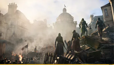 Assassin's creed в стиле киберпанк от Midjourney | Пикабу
