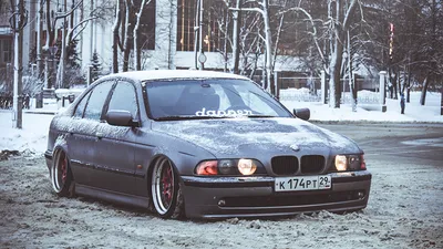 Скачать обои BMW, Тюнинг, БМВ, Фары, Диски, Tuning, E39, Stance, раздел bmw  в разрешении 1920x1280