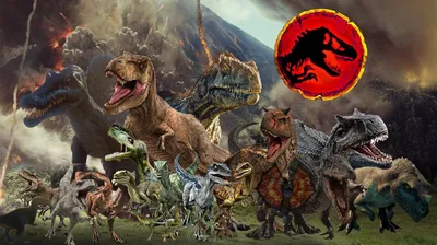 Обои на рабочий стол Девушка стоит рядом с Jeep / Джипом и смотрит на  динозавров Jurassic Park / Парка Юрского периода, by Stine86Engel, обои для рабочего  стола, скачать обои, обои бесплатно